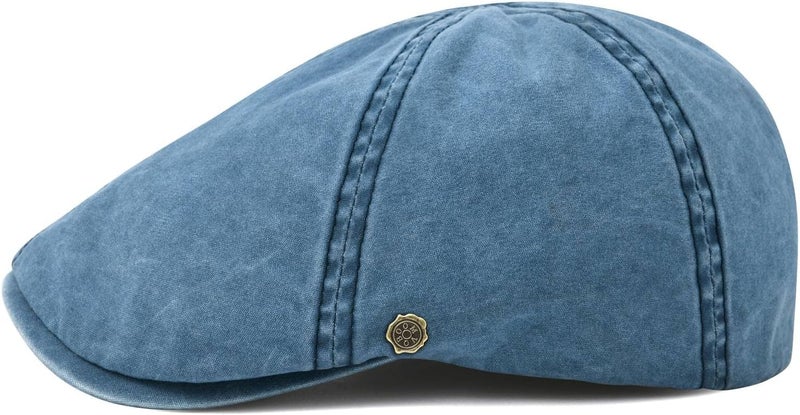 VOBOOM Cotton Flat Cabbie Hat Gatsby Ivy Irish Hunting Newsboy Cap - Image 2
